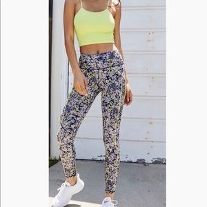 Free People Ankle Length Eden Printed Leggings